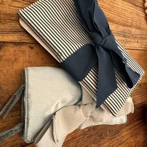 J. Crew brand new striped jewlery carrier-with free used one